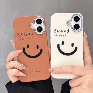 Dành Cho IPhone 17 16 15 14 13 12 11 Pro Max X XR XS Max 7 8 Plus Dễ thương Smiley Couple trường hợp điện thoại