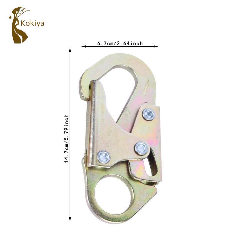 Móc chụp thiết bị thép chịu lực 25kN chuyên dụng cho rappelling và leo núi