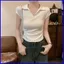 Áo Thun Crop Top Eugenia Tay Ngắn Phù Hợp Cho Hot Girl Mùa Hè