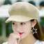 Mũ beret retro lưới thoáng khí cho bé gái, phù hợp cắm trại và chống nắng mùa hè