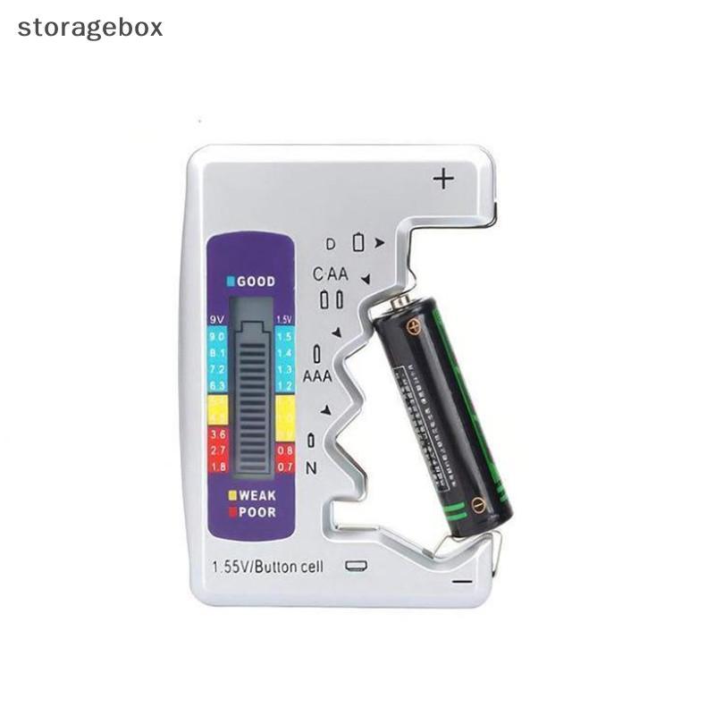 [Hộp lưu trữ] Máy kiểm tra pin Công suất kỹ thuật số Nút đa năng cho máy đo pin di động Lithum N / AAA / CAA / D / 1.5V Cheer BT168 Power Đẹp