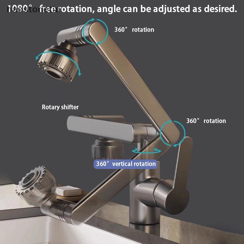 NS Universal Dual-mode 1080° Vòi xoay Cơ Rửa Tay Chậu Nhà Bếp Phòng Tắm Nóng Lạnh Hộ Gia Đình Lưu Vực Rửa Rửa Chậu NS