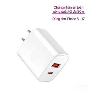 Hỗ trợ bán sỉ Cáp sạc nhanh type c - type c & Củ sạc 20w 30w