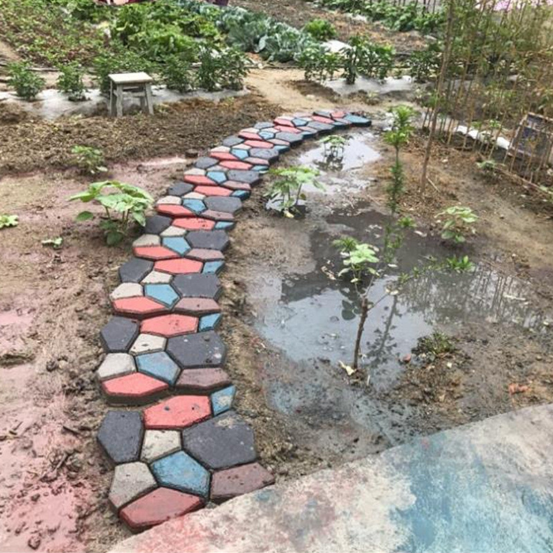 Khuôn bê tông DIY Đá gạch xi măng - Máy tạo đường gạch lát sàn sân vườn