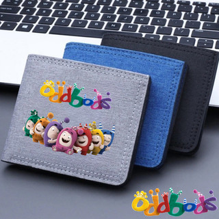 Oddbods Ví In Hoạt Hình Ví Canvas Ví Dây Kéo Học Sinh Có Thẻ Ngân Hàng Đồng Xu Quà Tặng Trẻ Em