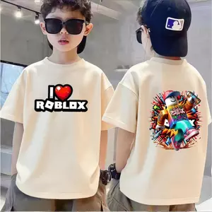 Họa Tiết 90-150cm, Áo Thun, Tròn Cổ, Tay ngắn, 100% Cotton, Khí Thoáng