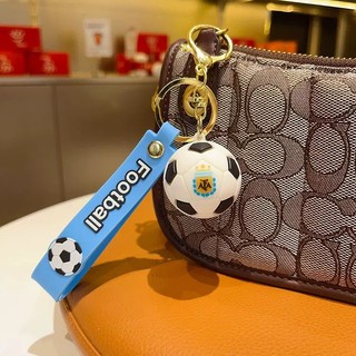 Sáng Tạo Jersey Cúp Bóng Đá Ngôi Sao Messi Móc Khóa Hoạt Hình Học Sinh Schoolbag Mặt Dây Chuyền Quà Tặng
