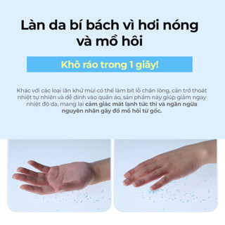 Xịt thơm khử mùi cơ thể và làm mát MUMCHIT Cool Deo Mist 50ml
