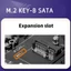 Btsg MSATA sang M 2 SATA3 0 Adapter Card Board Bộ Chuyển Đổi Thẻ Mở Rộng Hỗ Trợ Thay Thế 2230 2242 Mở Rộng