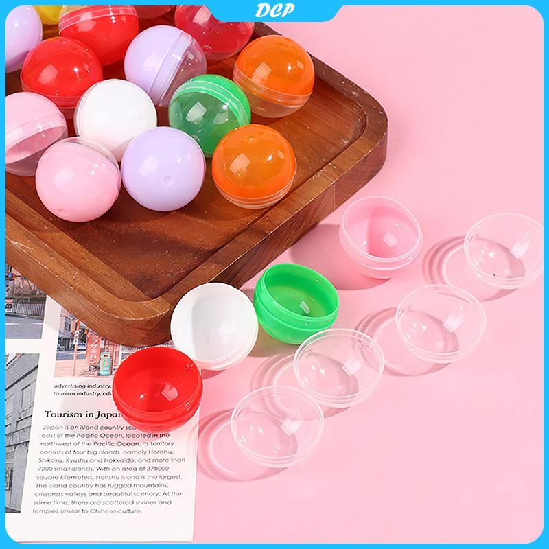 [DCP] 50 quả bóng bất ngờ đồ chơi viên nang nhựa trong suốt 32mm, hộp nhỏ cho gashapon [VN]