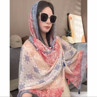 Khăn Choàng Lụa Mỏng Chống Nắng Cho Nữ - Phong Cách Thời Trang Mùa Hè
