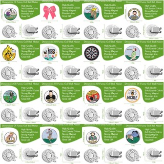 Kẹp Mũ Golf Kim Loại Sáng Tạo - Trang Sức Thời Trang, Phù Hợp Làm Quà Tặng
