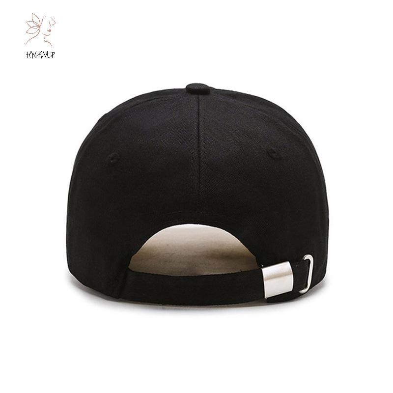 Mũ bóng chày thời trang HNKMP Mũ ngoài trời thêu chữ Nam Nữ Hip Hop Snapba Mũ có thể điều chỉnh.