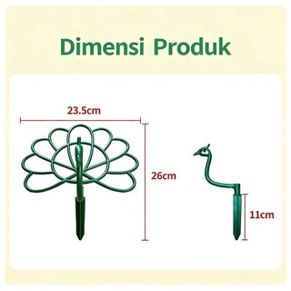 Trellis hình con công OUSXA, Giá đỡ chậu ngoài trời Hỗ trợ cây trồng, Khung gậy Hỗ trợ cây đứng Hoa sân