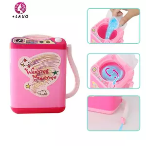 Springevenstar Mini Powder Puff Child Sponge Điện Giặt Nhựa Dụng Cụ Trang Điểm Máy Vệ Sinh Sữa Rửa Mặt Khô Và Ướt Kép Sử Dụng Bột Springevenstar