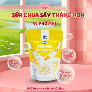 [TẶNG XE CHÒI] Combo 10 Túi Sữa Chua Sấy Khô Yobite Kids 20g - Hỗ Trợ Ăn Dặm, Tiêu Hóa Cho Bé 6M