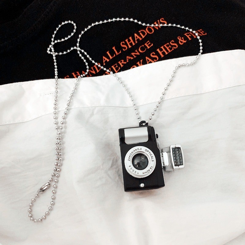 Vòng cổ đơn giản theo phong cách hip-hop mặt dây chuyền thời thượng dành cho học sinh và cặp đôi