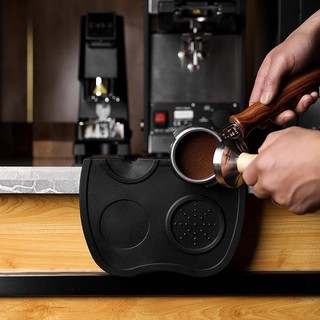 Miếng lót silicon cho dụng cụ nén cafe espresso Tấm lót Tamper， cao su， Lót cho cục nén