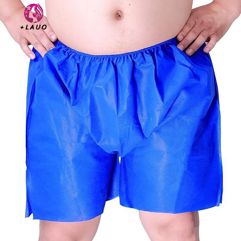 Springevenstar - Bộ 10 Quần Lót Dùng Một Lần cho Nam Giới, Phù hợp Du Lịch và Massage, Size Lớn, Thích hợp cho Salon Làm Đẹp