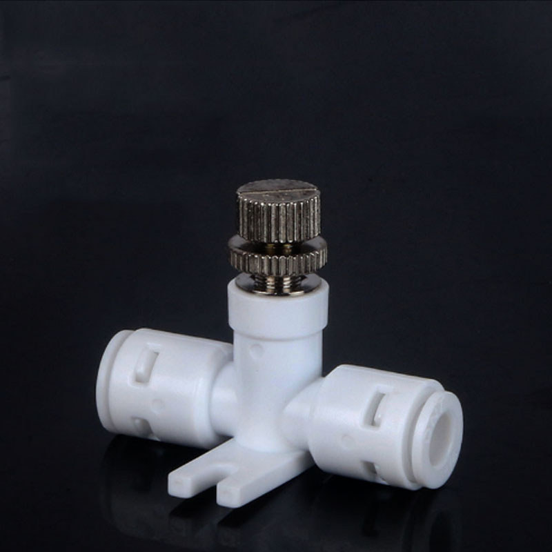1 / 4 "Ống Thẩm thấu ngược RO Lưu lượng nước Điều chỉnh Van Điều chỉnh Lưu lượng nước Van Kết nối Lắp Bộ điều khiển tốc độ nước