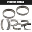 SUIT Thay thế Crossover Xả Seal Gasket Dễ dàng sử dụng Miếng đệm xả bằng thép không gỉ chắc chắn Phù hợp cho xe máy