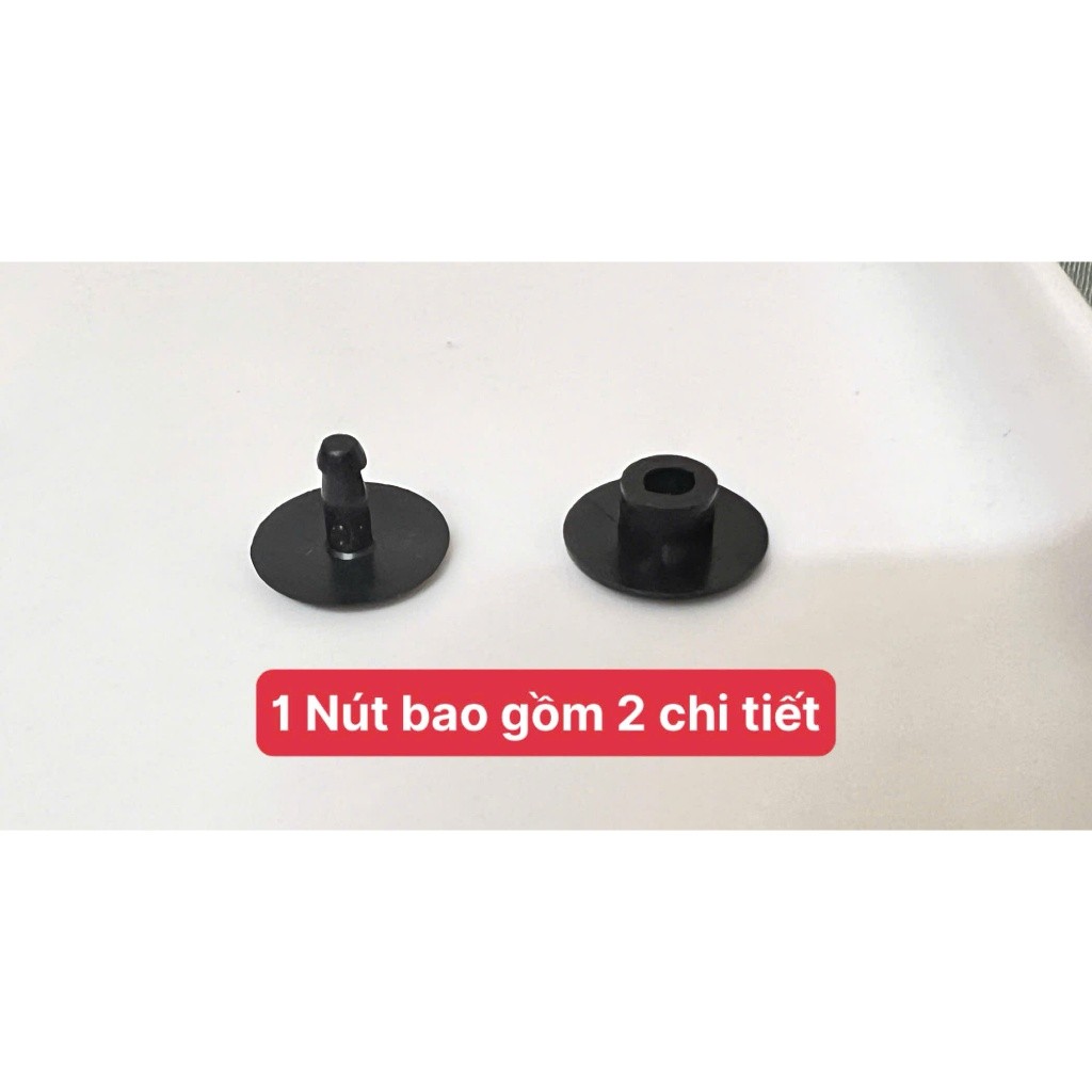 NÚT GẮN QUAI DÉP CLOG- ,PHỤ KIỆN 2 CHI TIẾT