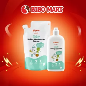 Nước Rửa Bình Pigeon Gốc Thực Vật An Toàn Lành Tính Dịu Nhẹ Cho Bé 450ml 500ml - Bibomart