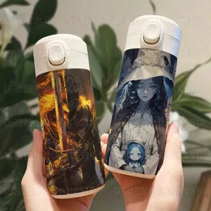 Elden Ring Game Ngoại Vi Giữ Nhiệt Cốc Dung Tích Lớn Di Động Cốc Nước Bằng Thép Không Gỉ Ấm Siêu Tốc Quà Tặng Sinh Nhật
