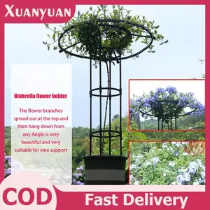 XUAN Vườn Trellis Dù Tháp Cây Trellis Cho Cây Leo Trellis Hỗ Trợ DIY Leo Trellis Chậu Hoa Hỗ Trợ VN