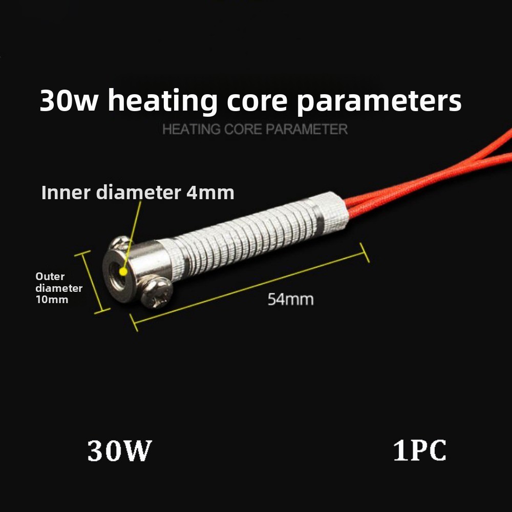 SAIA 1 / 10 chiếc Thay thế bộ phận sưởi ấm bên ngoài, Chịu nhiệt độ cao 30W40W60W100W Lõi sắt hàn điện, Thiết bị phụ tùng 220V chất lượng cao