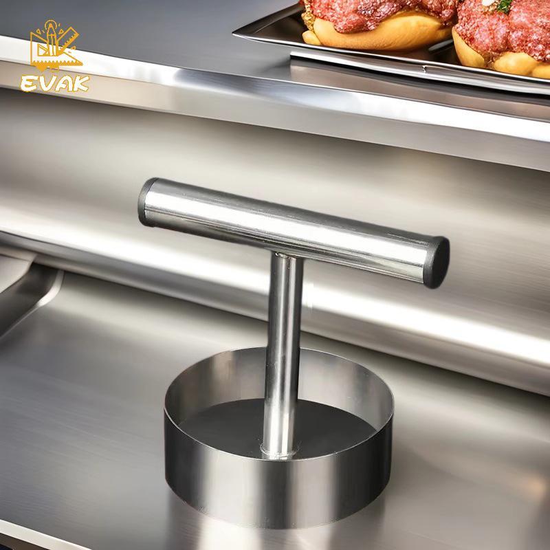 Khuôn ép bánh Hamburger bằng thép không gỉ Alittlesetrtu dùng cho gia đình VN