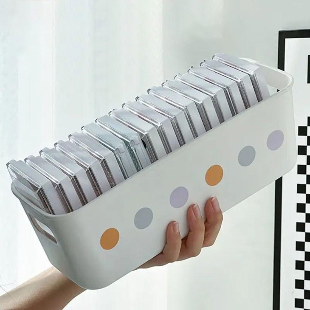 Hộp lưu trữ máy tính để bàn PWSEND, Thùng sắp xếp nhà bếp không nắp có thể xếp chồng lên nhau, Hộp đựng đồ lặt vặt đựng mỹ phẩm trái cây dung tích lớn bền bỉ