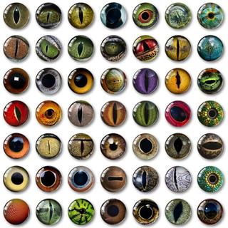Risedot 20 Cái / 10 Đôi Mắt Thủ Công, 6-20 mm, Pha Lê Lấp Lánh, Phụ Kiện DIY Búp Bê