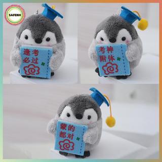 SAFENH Hoạt Hình Chim Cánh Cụt Móc Khóa Dễ Thương Sáng Tạo Động Vật Chim Cánh Cụt Đồ Chơi Nhồi Bông Mặt Dây Chuyền Móc Khóa Ba Lô Trang Trí Phụ Kiện Quà Tặng VN