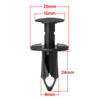 8MM Đa Năng Khóa Ô Tô Dây Đinh Tán Kẹp Khóa Phụ Kiện Ô Tô Chất Liệu ABS Vít Cố Định 50 Chiếc Kẹp Giữ Xe Nhựa Dây Buộc Bộ