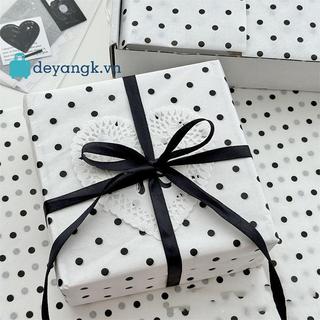 Deyangk Bla Polka Dot Giấy Sydney đính cườm tay Bó hoa gói hoa, quà tặng VN