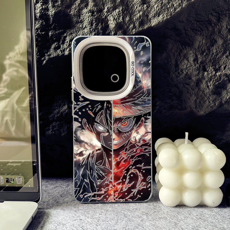Dành Cho iQOO 15 13 12 Pro Z11 Z10 Turbo Pro Z9 Neo 11 10 / 9 One Piece Luffy Zoro Micro Matte Vỏ Điện Thoại Cứng Cho iQOO Z9 Turbo Z8 Vỏ IQOO Chống Sốc