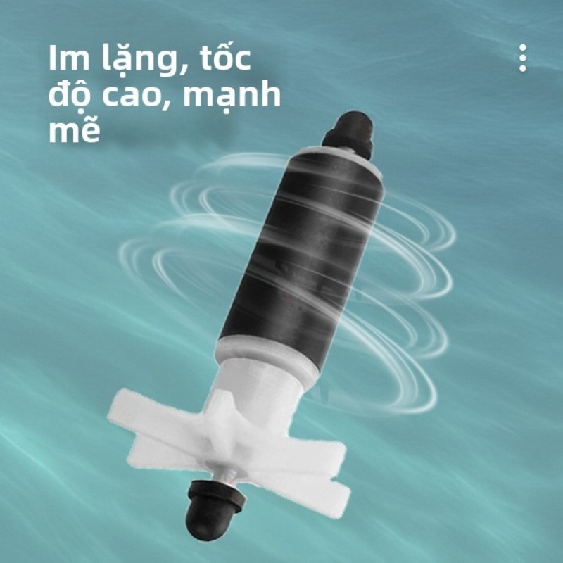 Máy Lọc Nước Bể Cá Đa Năng 5 Trong 1, Lọc Chìm Siêu Sạch, Tăng Oxy, Hút Đáy, Tiết Kiệm Điện, Cho Hồ Cá Cảnh