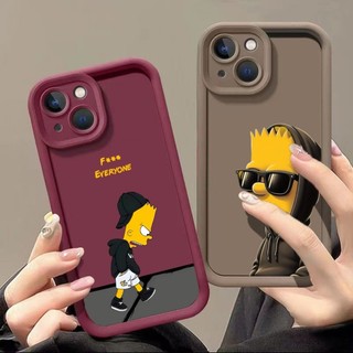 Tương thích với OPPO A5X A5 A5i Pro A3 Pro A6 Pro A36 A76 A96 A74 Ốp Điện Thoại Cool Simpsons Bart Silicone Soft Cover