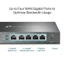 Thiết bị cân bằng tải TP-Link TL-ER605 (4 cổng WAN/ 55 User)