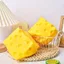 GILL Giant Cheese Squishys, Giảm căng thẳng giác quan Mềm mại mới lạ Squishy phô mai lớn, Đồ chơi bóp mềm tăng chậm màu vàng thư giãn