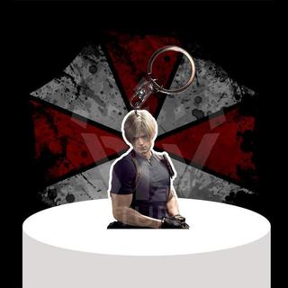 Gantungan Kunci / Gantungan HP Resident Evil - Leon S Kennedy - Ganci Akrilik - Keychain - Leon 1, Gantungan Kunci