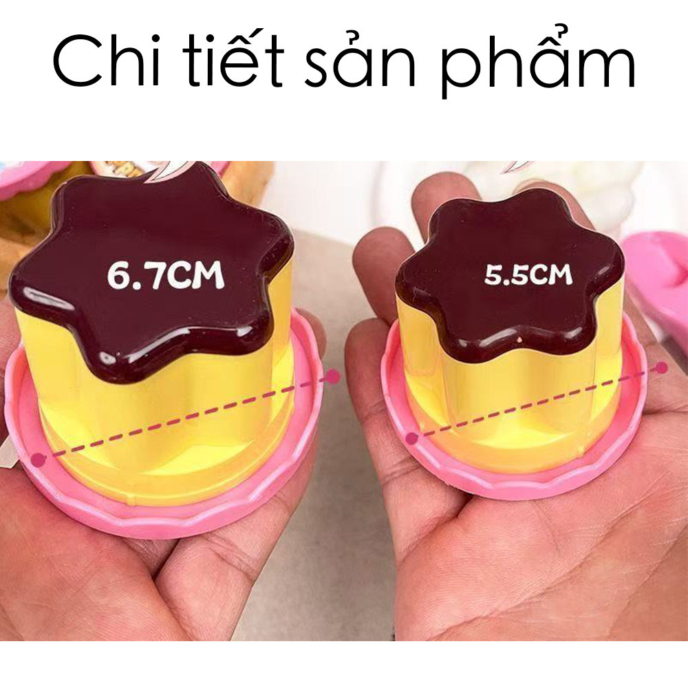 Đồ chơi cho búp bê ăn pudding (1 gói), đồ chơi giả vờ ăn cho bé gái 3-8 tuổi, hoàn hảo cho trò chơi nhập vai với búp bê.