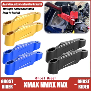 CHO Yamaha XMAX 300 NMAX 155 NVX 155 Xe Máy Gương Chiếu Hậu Nối Dài Nâng Chân Đế