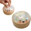 NORDICLLIFE Bánh bao Đồ chơi Squishy, Mềm mại có khả năng phục hồi chậm hấp Nhồi bông Squishy Pinch Le, Fidget Long lanh với Steamer Squishy Đồ chơi thư giãn