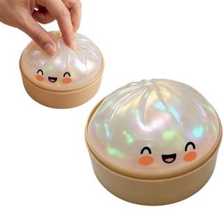 WOAY Bánh Bao Đồ Chơi Squishy, Chậm Đàn Hồi Mềm Hấp Nhồi Bông Squishy Pinch Le, Fidget Long Lanh Với Máy Hấp Bóp Bột Giải Nén Trang Trí Nhà Cửa