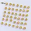 Bông Tai Hợp Kim PlumHouse với Chiếc Hoa Vàng Stamen - Set 10 Chiếc, Tôn Dáng Perfect