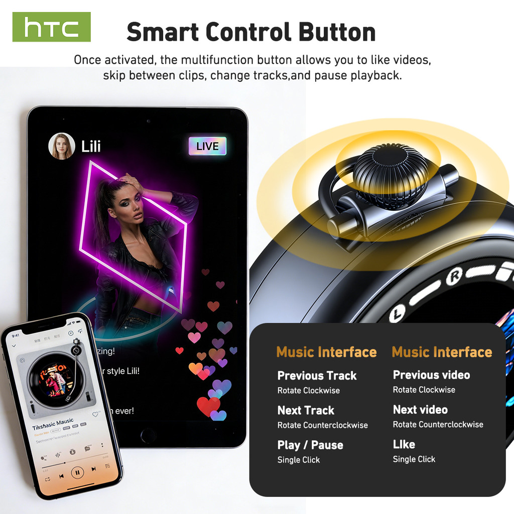 Bảo Hành Một Năm HTC NE71 AI Dịch Tai Nghe Bluetooth Nhiều Chế Độ Phiên Bản Bluetooth 6.0 Giấy Dán Tường Thay Thế Dịch Thời Gian Thực Tai Nghe Du Lịch Kinh Doanh IPX5 Chống Thấm Nước | BigBuy360 - bigbuy360.vn