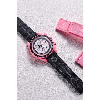 Thích hợp cho Omega X Swatch Moonswatch Dây đeo đồng hồ Velcro Cao su 20mm Dây đeo thay thế bền bỉ chống nước