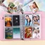 Chất kết dính Photocard SMILE, Tay áo Photocard nhiều ngăn cỡ A5, Chất kết dính Photocard Kpop 6 vòng Album ảnh Trang nạp lại